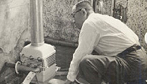 1961 – 1970 Pioneering the switchover to gas-powered bathwater heaters
